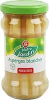 Jumlah gula yang masuk Asperges Blanches Miniatures