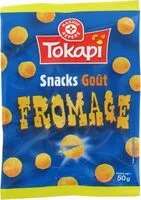 İçindeki şeker miktarı Soufflés Snacks Tokapi, Fromage
