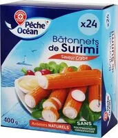 Jumlah gula yang masuk Bâtonnets de Surimi