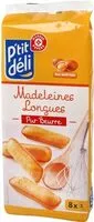 Quantité de sucre dans P'tit déli - Madeleine longue pur beurre