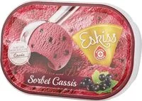 Amount of sugar in Sorbet cassis