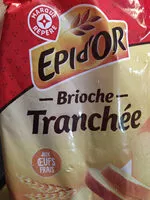 Suhkru kogus sees Brioche tranchée nature