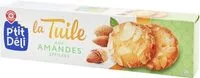 Quantité de sucre dans Tuiles Amandes