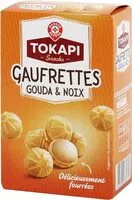 含糖量 Gaufrettes fourrées gouda-noix