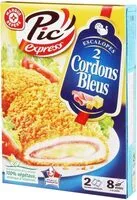 चीनी की मात्रा Cordons bleus dinde