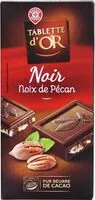 Chocolats noirs aux noix de pecan