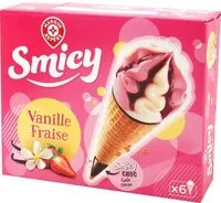 Glace vanille fraise