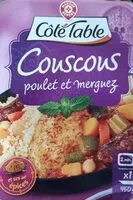 Amount of sugar in Couscous poulet merguez
