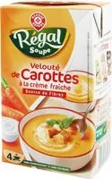 入っている砂糖の量 Velouté de carottes à la crème fraîche