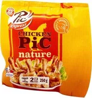 चीनी की मात्रा Manchons poulet natures