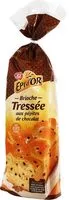 Zuckermenge drin Brioche tressée pépites choco