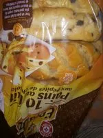 Suhkru kogus sees Pains au lait aux pépites de chocolat