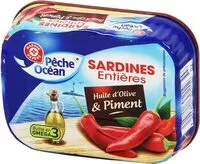 Suhkru kogus sees Sardines à l'huile d'olive et au piment