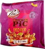 चीनी की मात्रा Pilons de poulet Pic'Express 250g a l'indienne