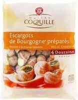 Sucre et nutriments contenus dans Maitre coquille