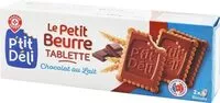 含糖量 Biscuits tablette chocolat au lait