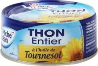 चीनी की मात्रा Thon entier à l'huile