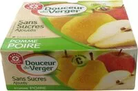 Suhkru kogus sees Dessert de fruits pomme/poire sans sucre ajouté