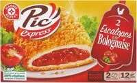 Sokerin määrä sisällä Escalopes bolognaise x 2
