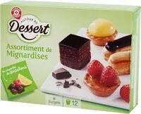 Quantité de sucre dans Assortiment de mignardises x 12
