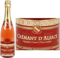 Suhkru kogus sees Crémant d'Alsace brut rosé A.O.C.