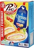 चीनी की मात्रा Escalopes cordons bleus dinde