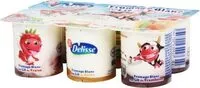 İçindeki şeker miktarı Fromage blanc sur lit de fruit