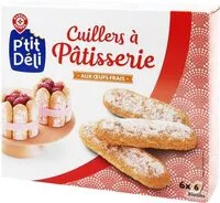 Quantité de sucre dans Cuillers à pâtisserie aux œufs frais