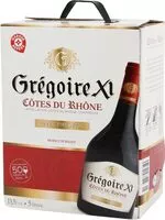 Sucre et nutriments contenus dans Gregoire xi