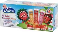 Quantité de sucre dans Tubes fromage blanc aux fruits