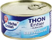 含糖量 Thon entier albacore au naturel