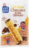 Amount of sugar in Crêpes céréales et chocolat x 8