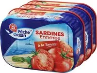 Jumlah gula yang masuk Sardines entières à la tomates x 3