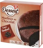 Quantité de sucre dans Moelleux au chocolat surgelé
