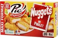 Sokerin määrä sisällä Nuggets de Poulet