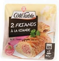 Suhkru kogus sees 2 friands à la viande