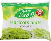 Sokerin määrä sisällä Haricots plats coupés
