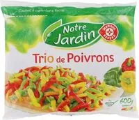 İçindeki şeker miktarı Lanières de poivrons rouges, verts et jaunes - sachet