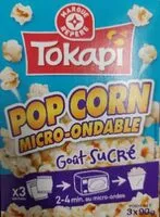 入っている砂糖の量 Pop corn