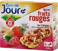 चीनी की मात्रा Barres céréales fruits rouges x 6