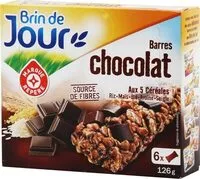चीनी की मात्रा Barres céréales chocolat noir