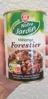 Sokerin määrä sisällä Mélange forestier