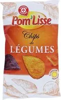 Cantidad de azúcar en Chips de légumes