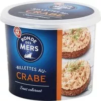 Zuckermenge drin Rillettes au crabe