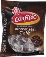 入っている砂糖の量 Bonbons durs café sans sucres