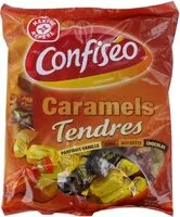 入っている砂糖の量 Caramels tendres (4 parfums)