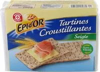 İçindeki şeker miktarı Les croustillantes Seigle