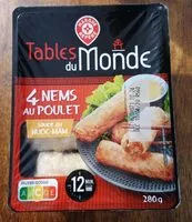Sokerin määrä sisällä Nems au poulet x4