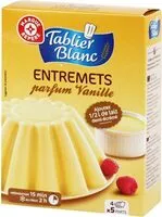Amount of sugar in Entremets vanille