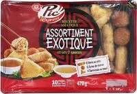 Sokerin määrä sisällä Assortiment exotique